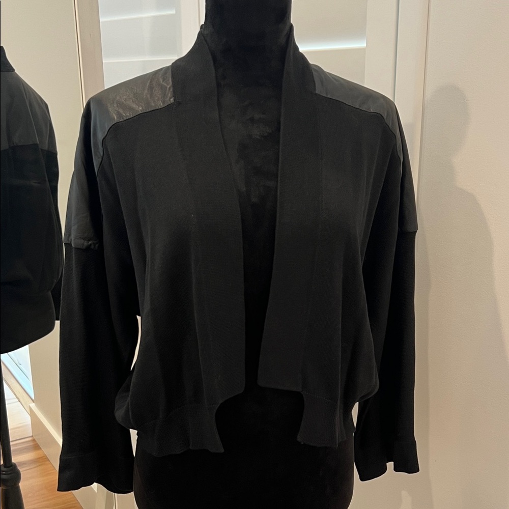 Anne Fontaine Black Knit Cardigan